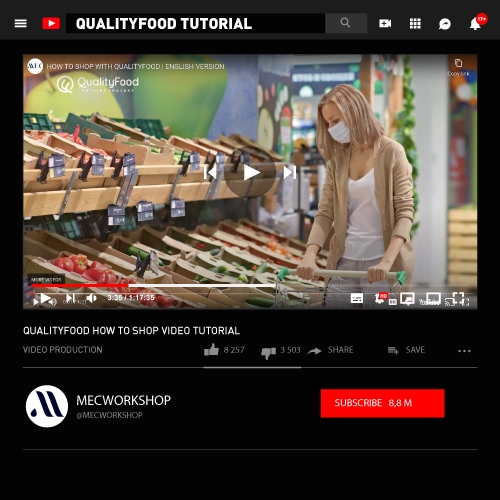 qualityfood video production for social media