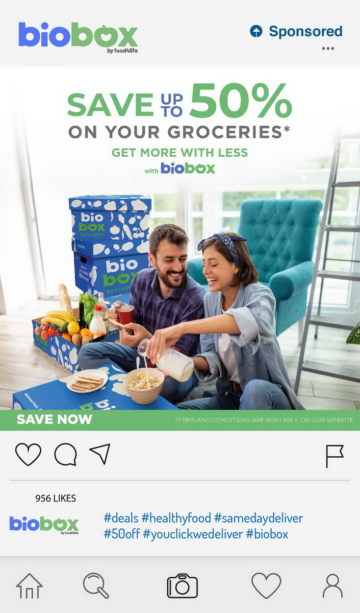 save 50% on your groceries with biobox