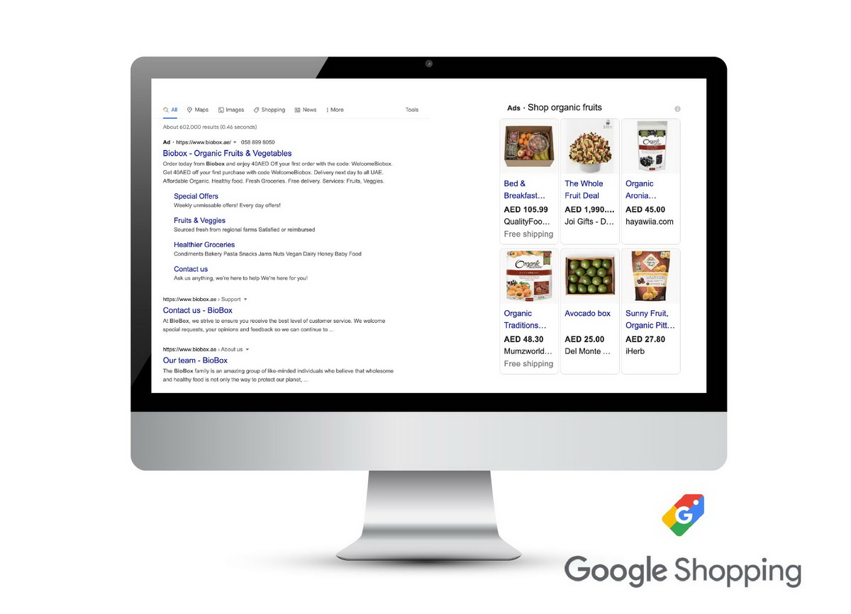 google shopping strategy biobox