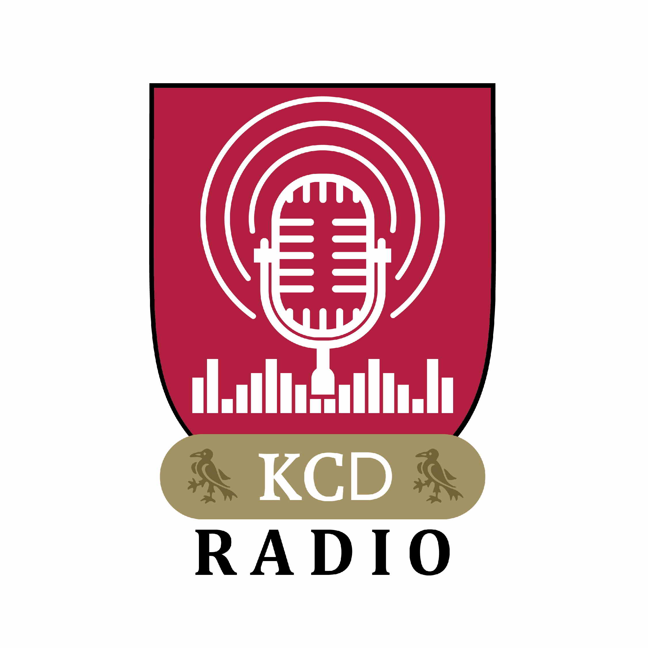 KCD radio logo design