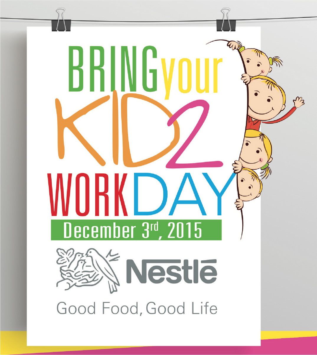 nestle bring your kids to work day designs