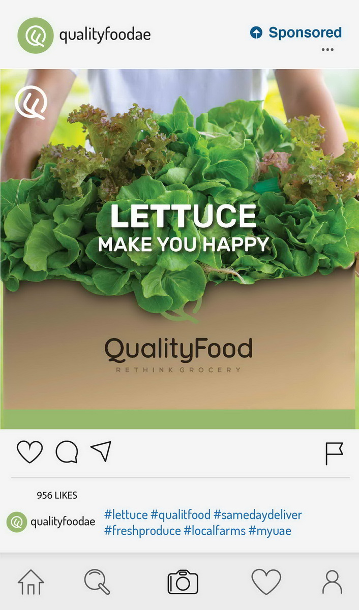 lettuce healthy living qualityfood social media designs